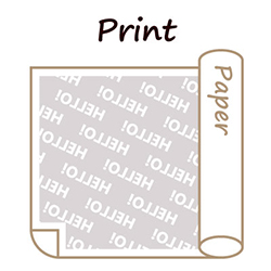 転写紙にミラー（反転）プリントをします